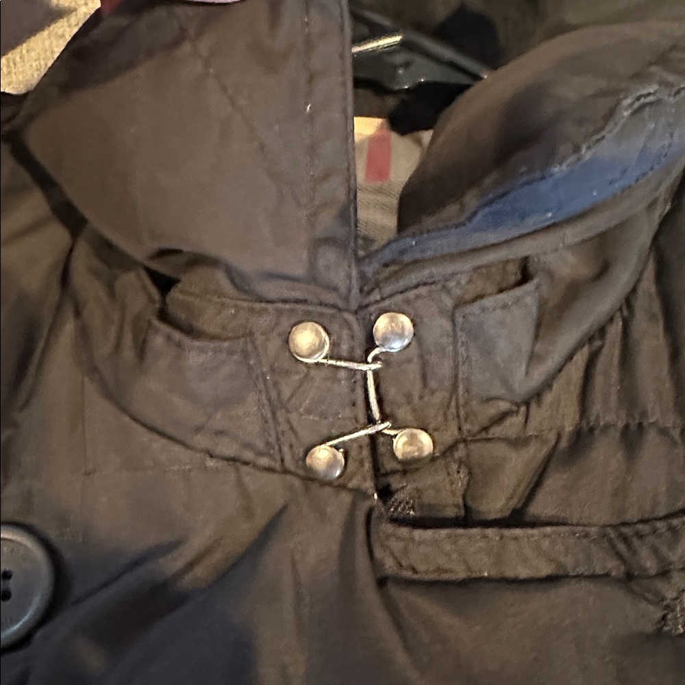Burberry Brit Black Double-Breasted Coat - Picture 12 of 12